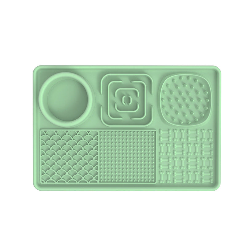Silicone Pet Licking Mat Slow Feeder with Suction Cups
