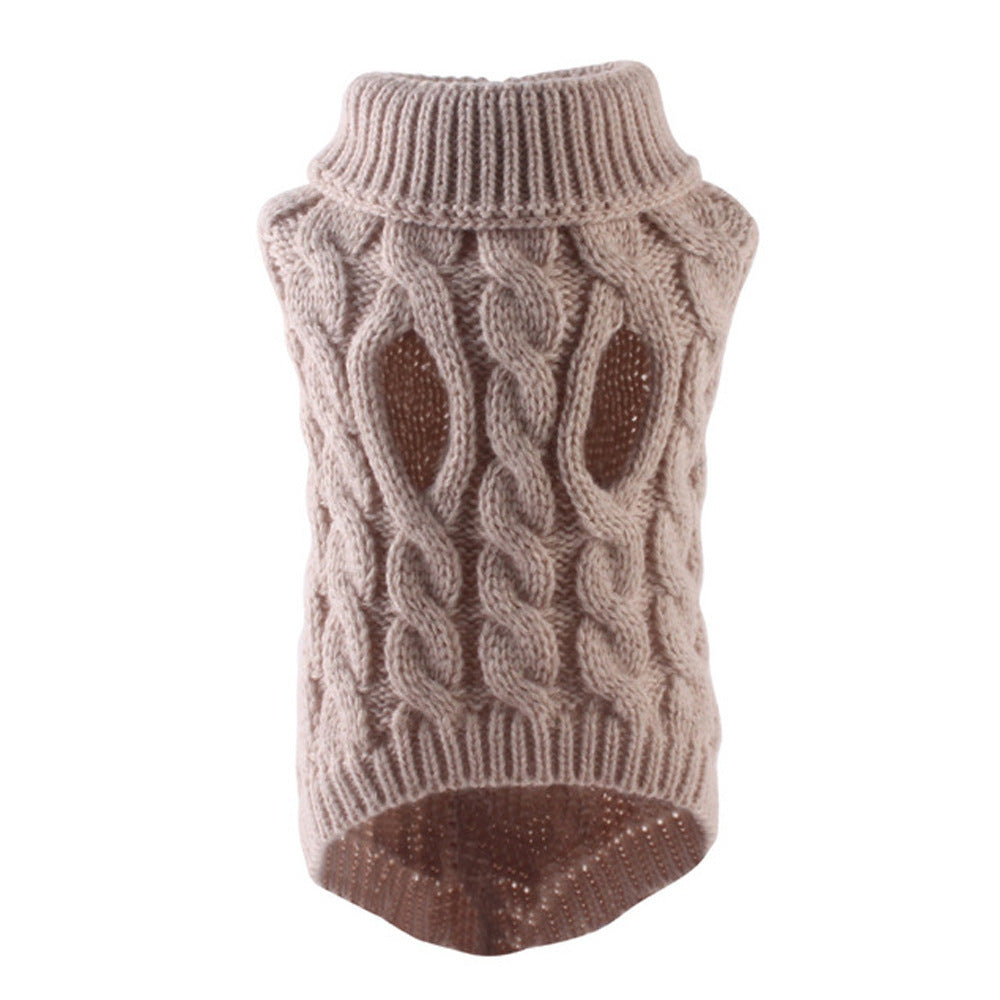 Pet dog knitted sweater