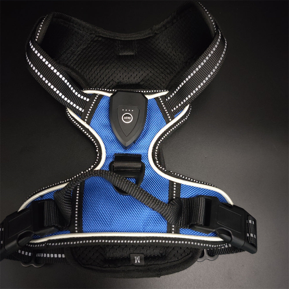 LED Luminous Pet Chest Strap Night