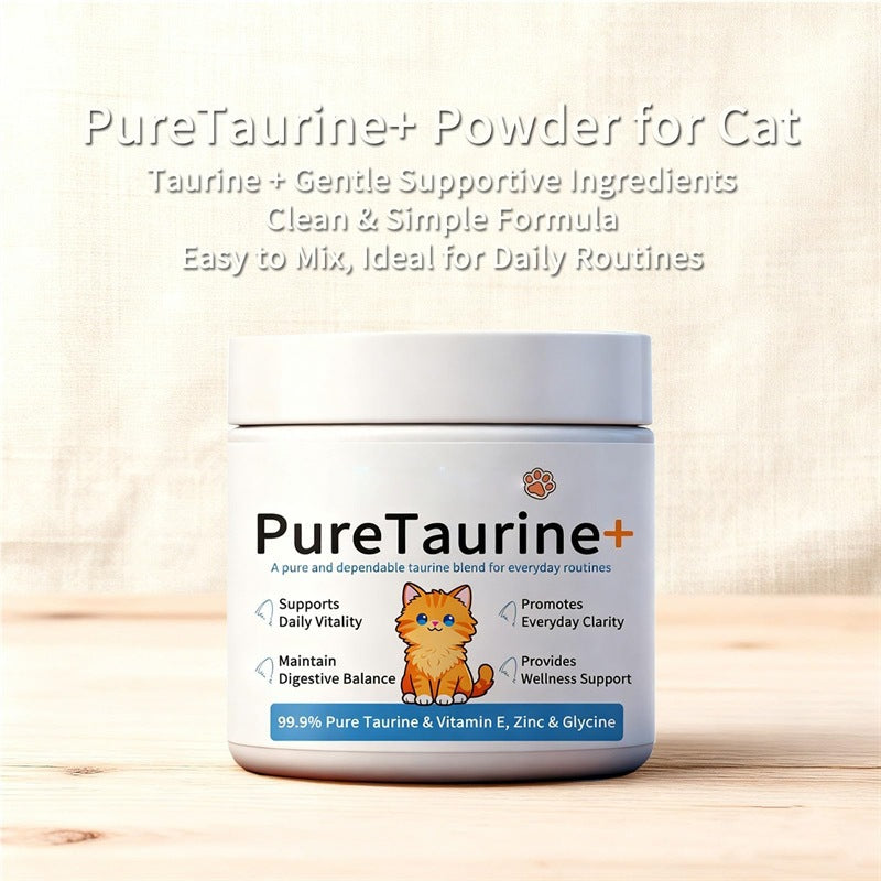 Taurine for Cats Taurine Powder Supplement Cat Body Care Agent