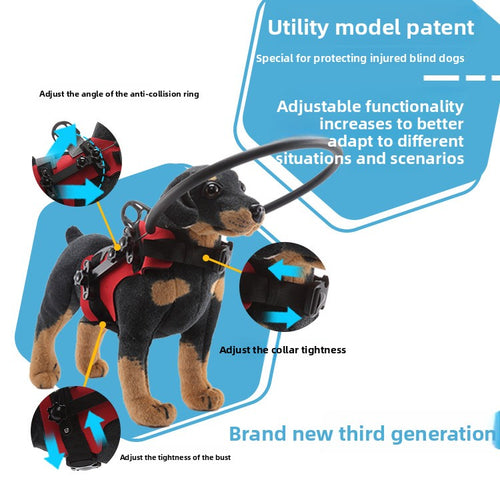 Adjustable Pet Safety Collision Protection Ring