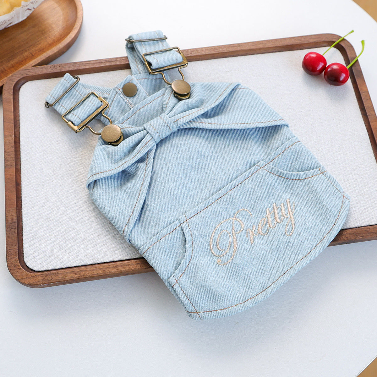 Cute Denim Pet Skirt