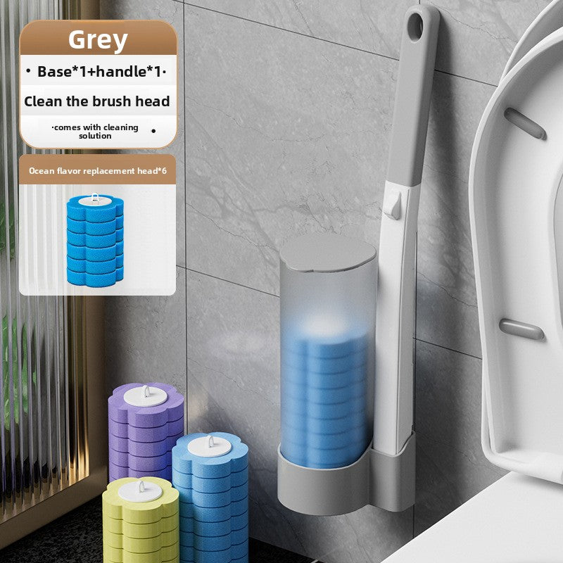 Disposable toilet brush