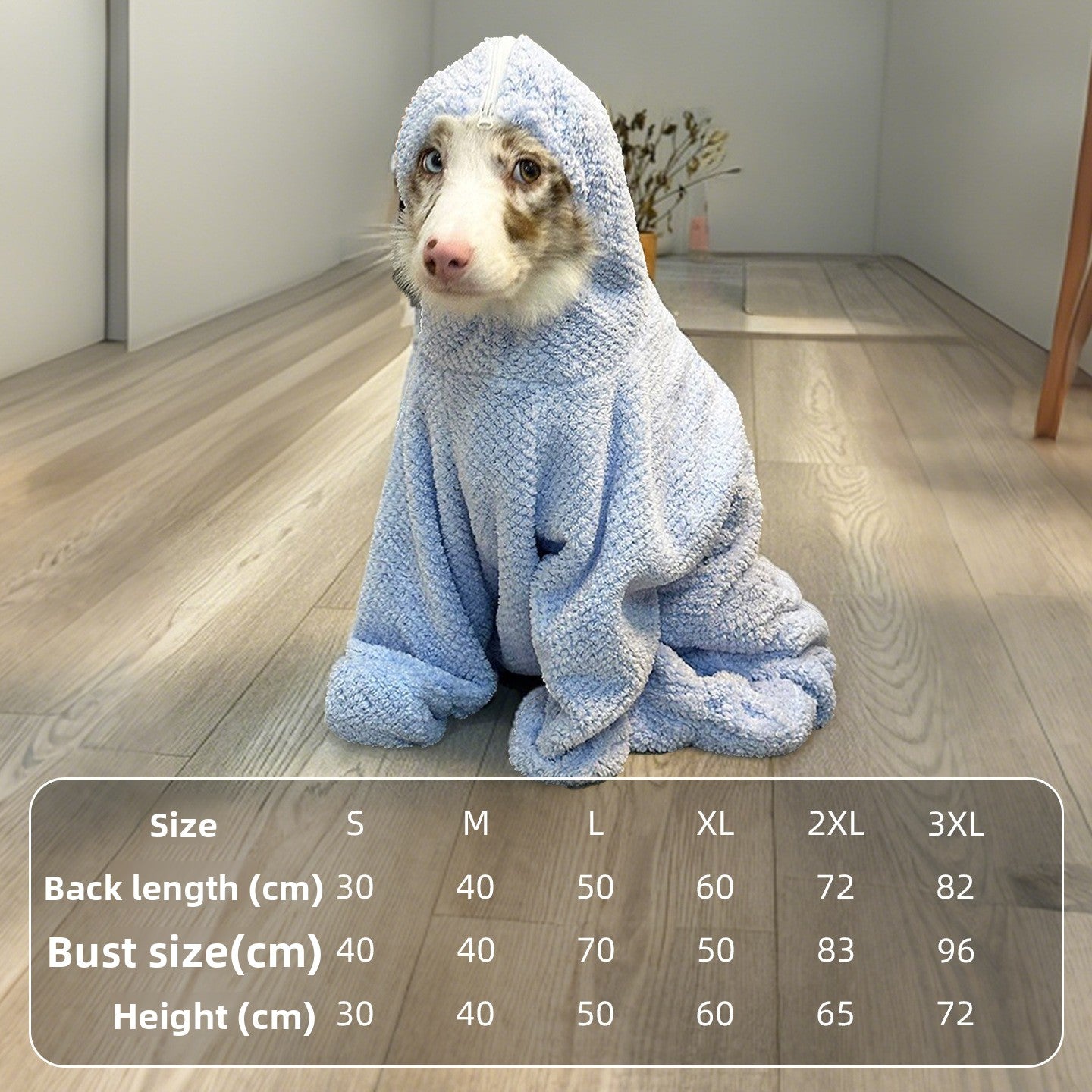 Disposable Absorbent Pet Bathrobe for Dogs and Cats