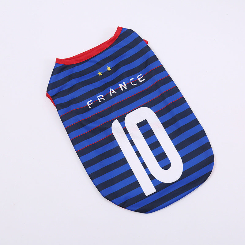 Football Team Pet Dog Vest