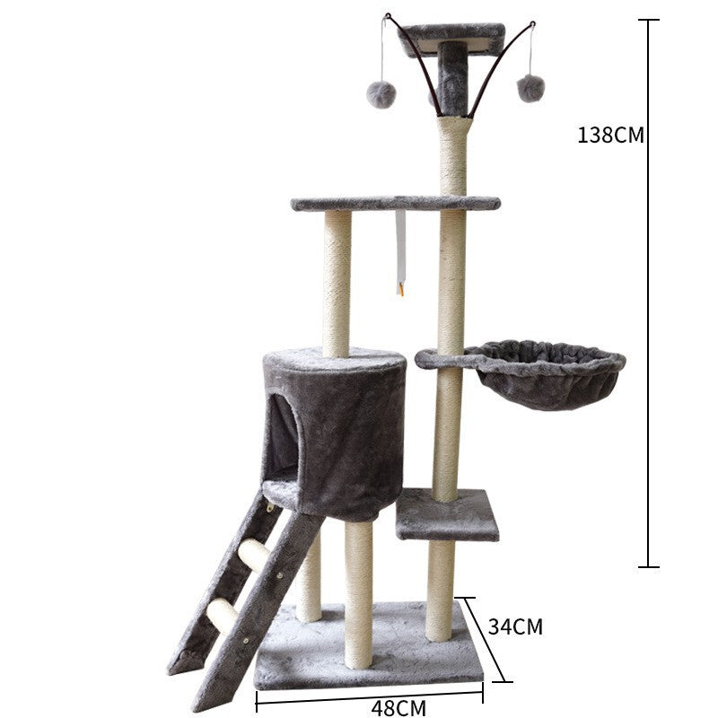 Multi-functional Cat Climbing Rack