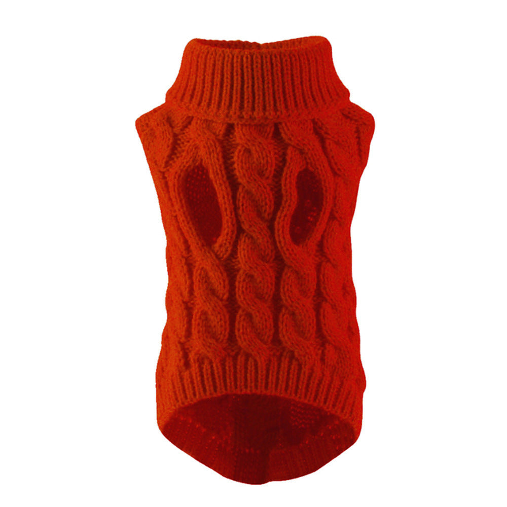 Pet dog knitted sweater