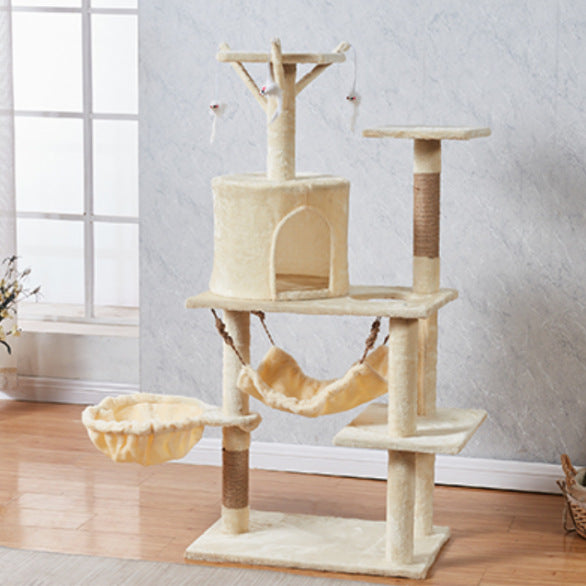 Cat Climbing Tree with Hammock