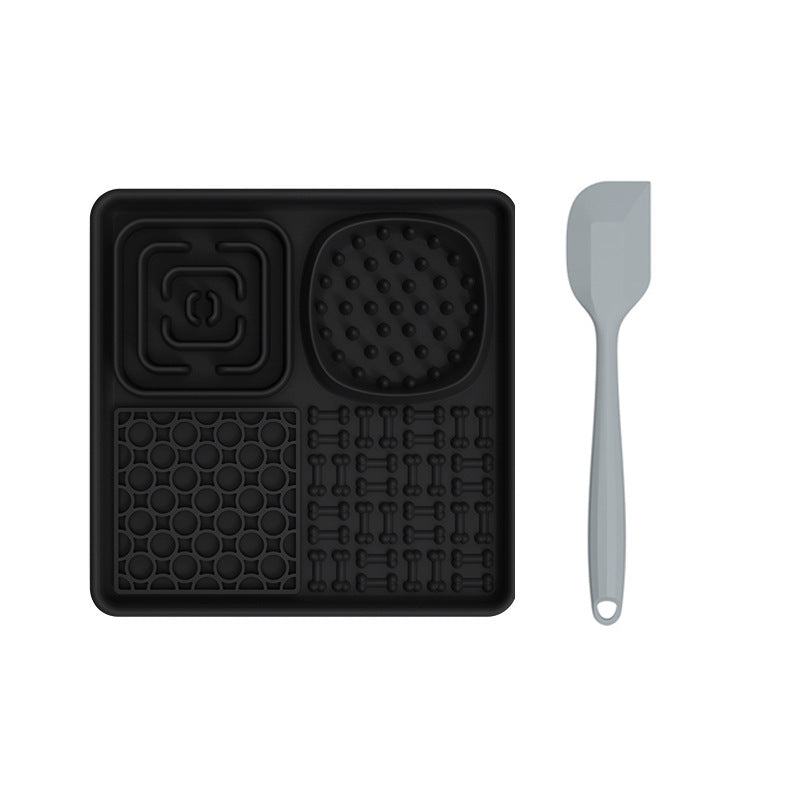 Silicone Pet Licking Mat Slow Feeder with Suction Cups