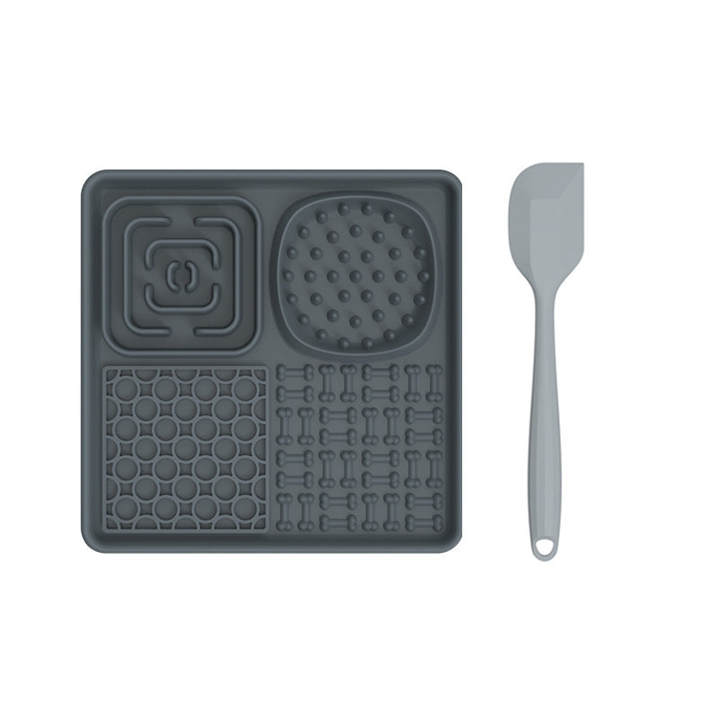Silicone Pet Licking Mat Slow Feeder with Suction Cups