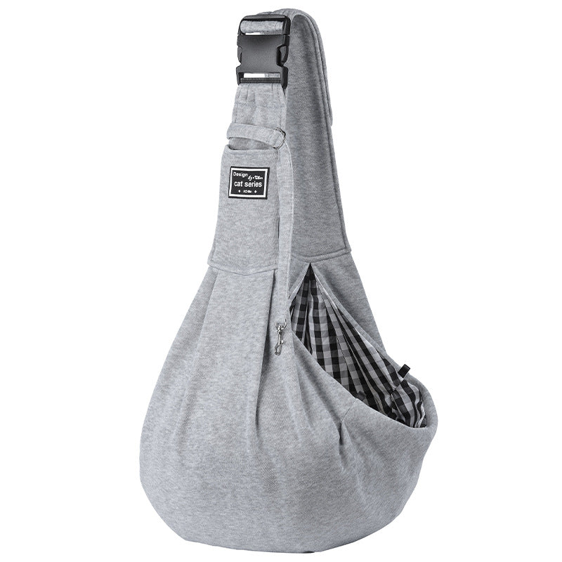 Single shoulder out portable pet bag