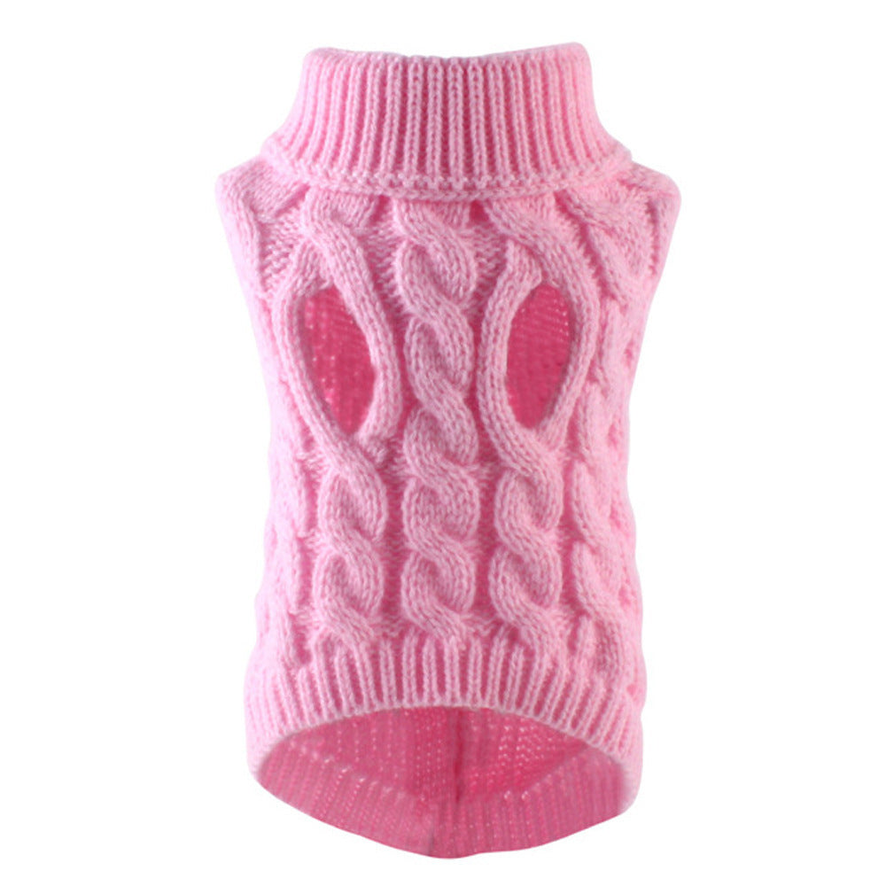 Pet dog knitted sweater