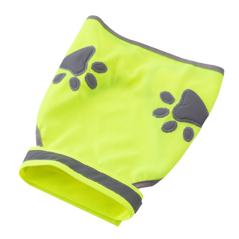 Reflective Dog Safety Vest with Embroidered Design