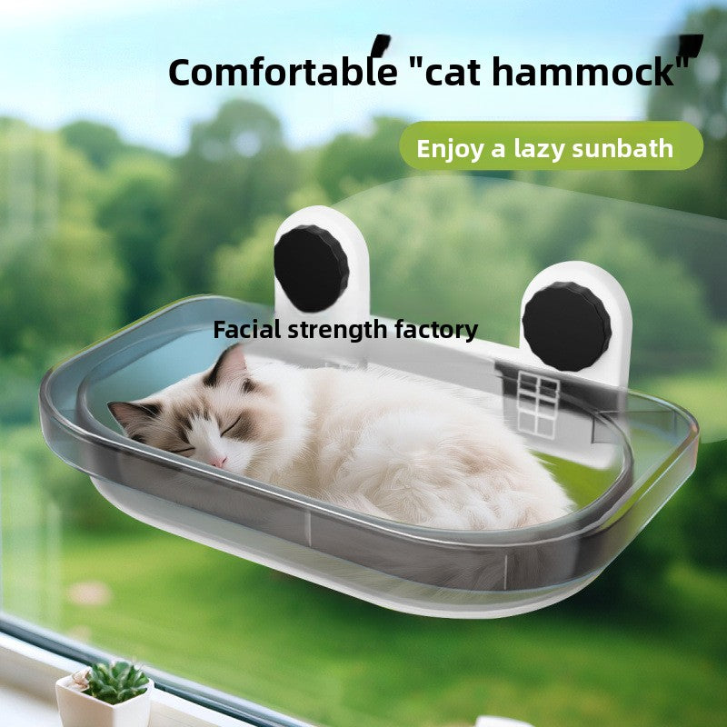 Cat Window Hanging Bed with Suction Cups