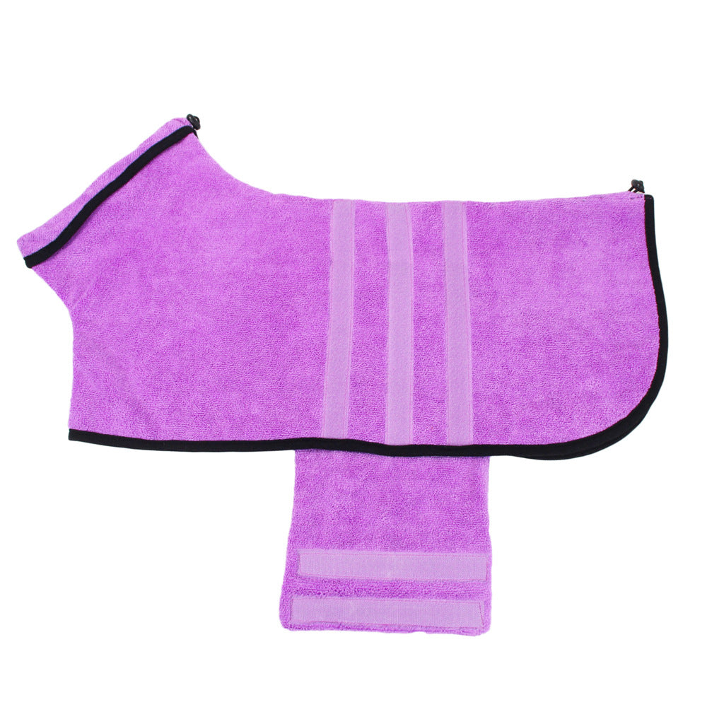 Microfiber Pet Bathrobe for Dogs
