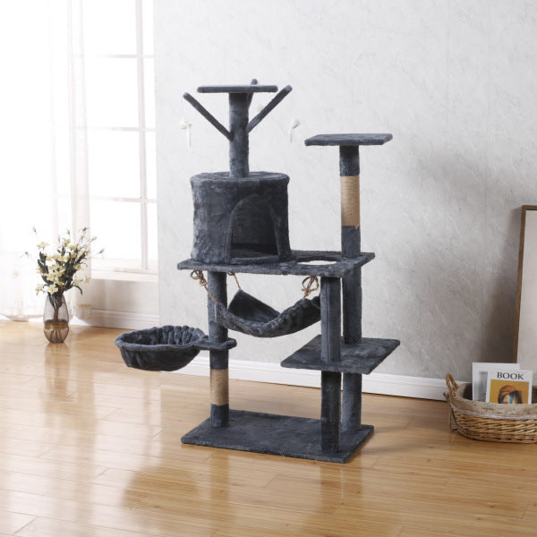 Cat Climbing Tree with Hammock