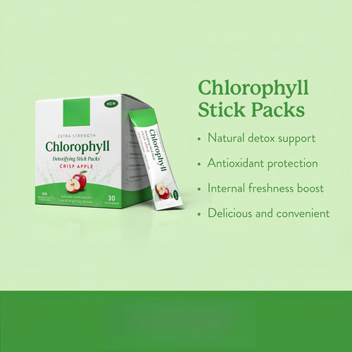 Apple Flavored Chlorophyll Dietary Supplement Powder