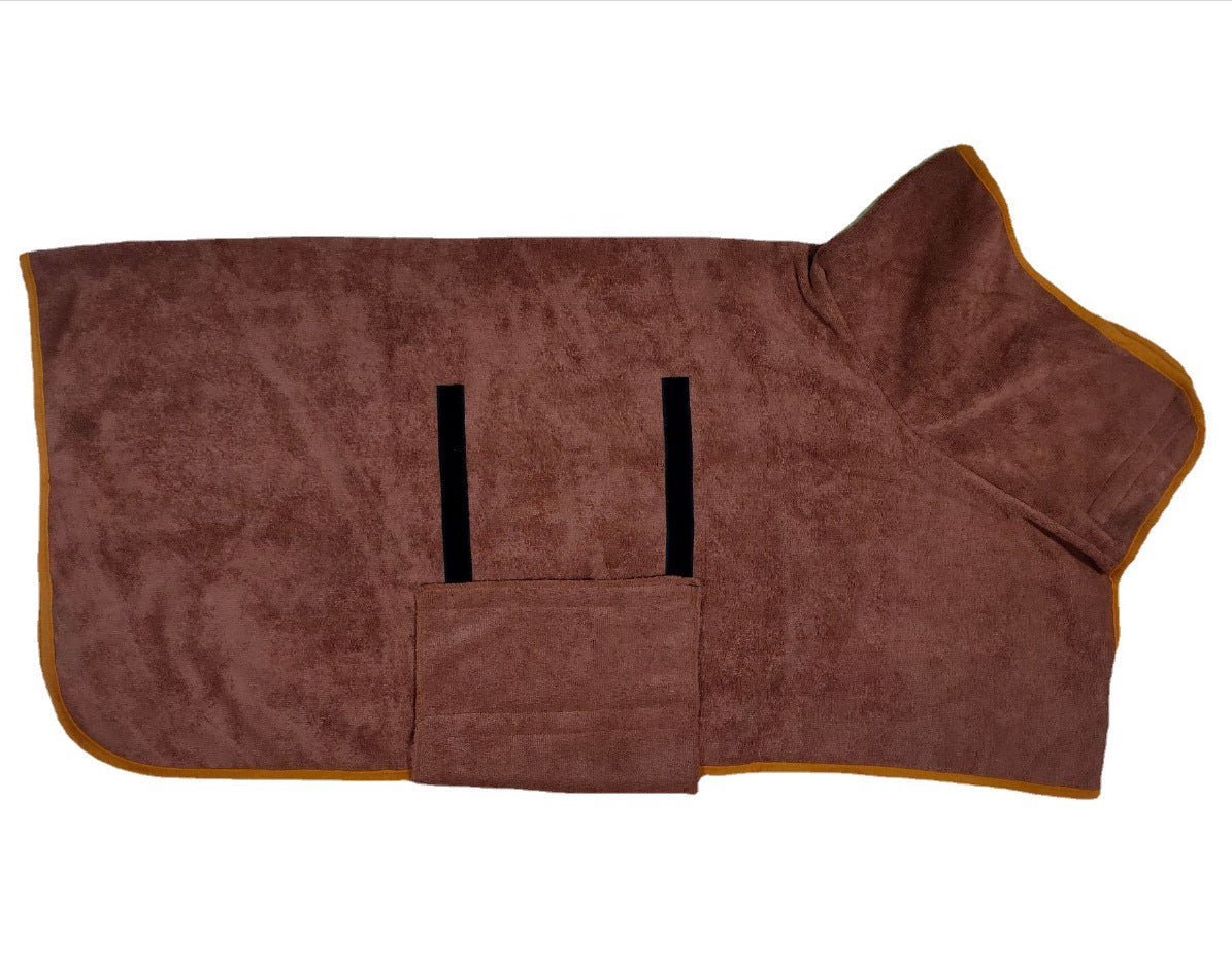 Pet bathrobe
