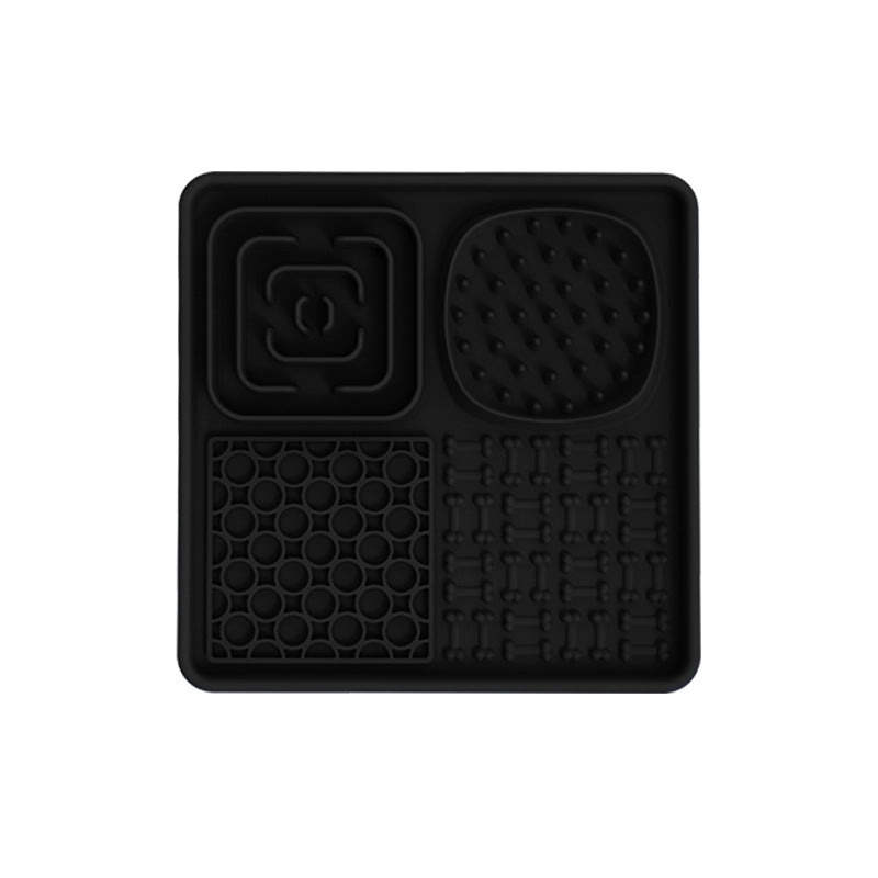 Silicone Pet Licking Mat Slow Feeder with Suction Cups