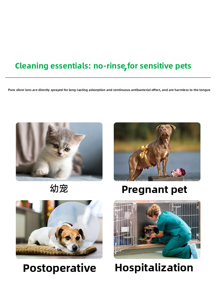 Pet Deodorizing Spray with Silver Ion Technology
