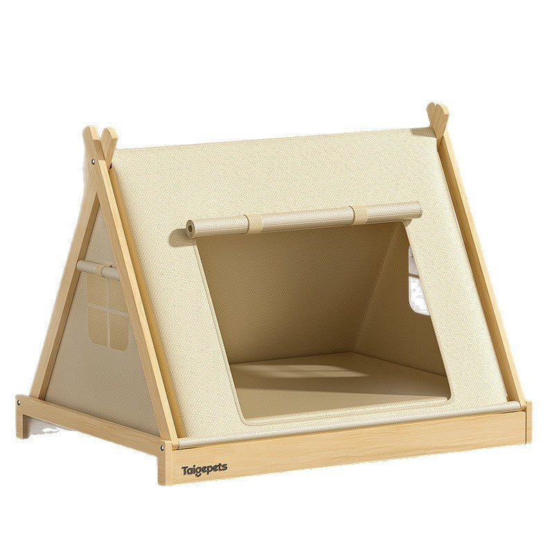 Small Dog Kennel Tent with Four-Season Mat
