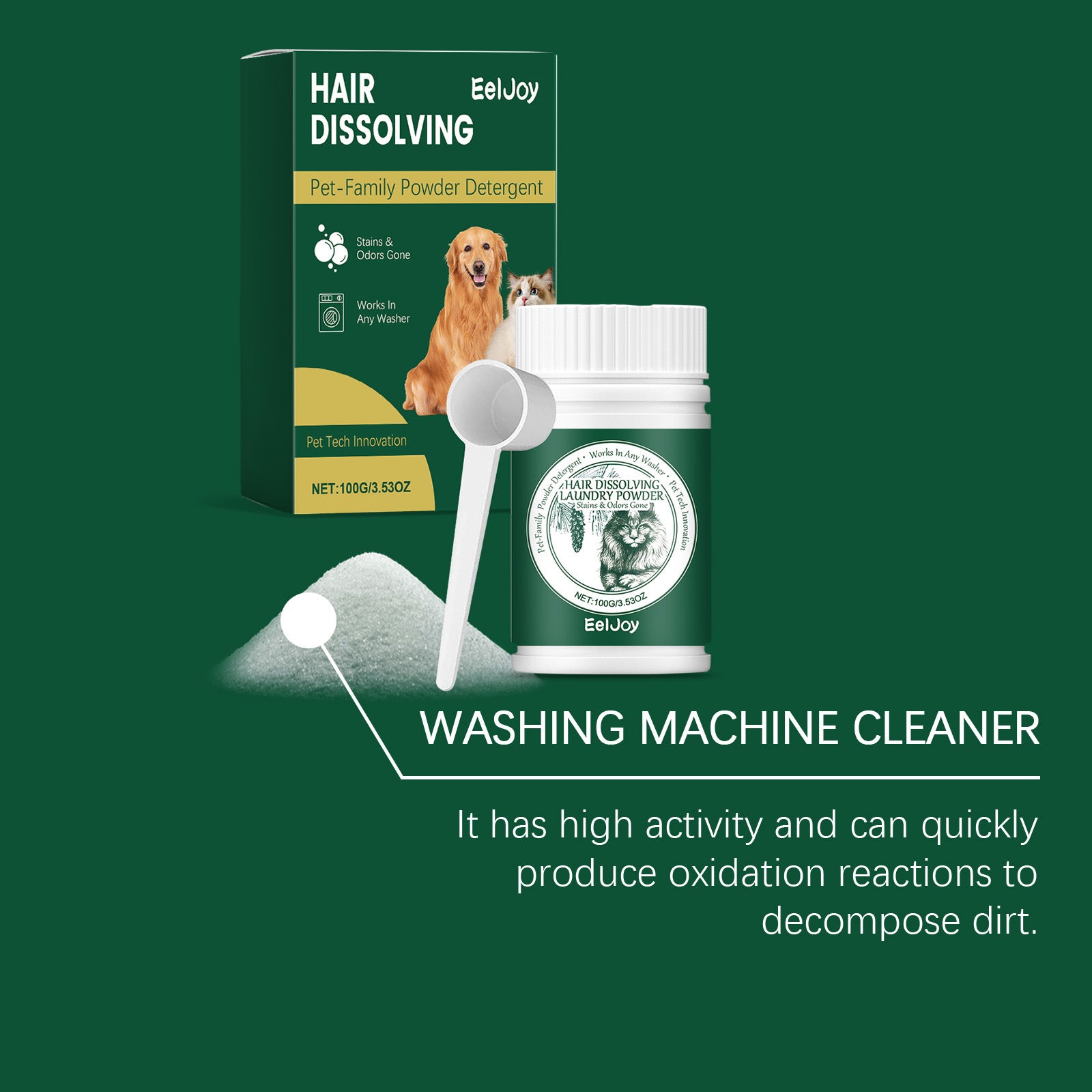 Pet Hair Dissolver Cleaning Powder