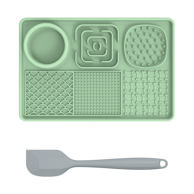 Silicone Pet Licking Mat Slow Feeder with Suction Cups