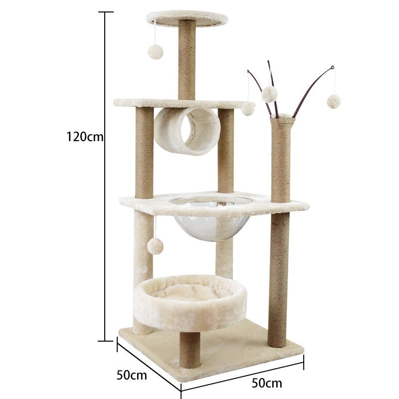 Multi-functional Cat Climbing Rack