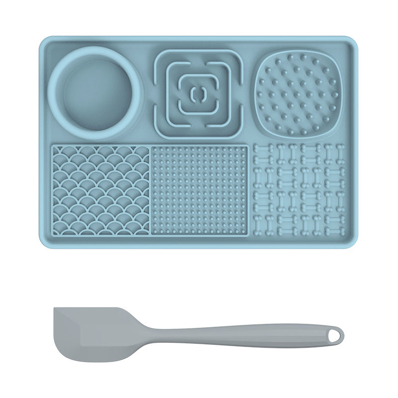 Silicone Pet Licking Mat Slow Feeder with Suction Cups
