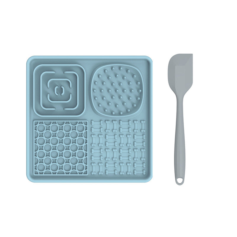 Silicone Pet Licking Mat Slow Feeder with Suction Cups