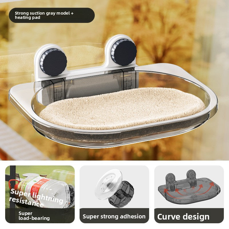 Cat Window Hanging Bed with Suction Cups
