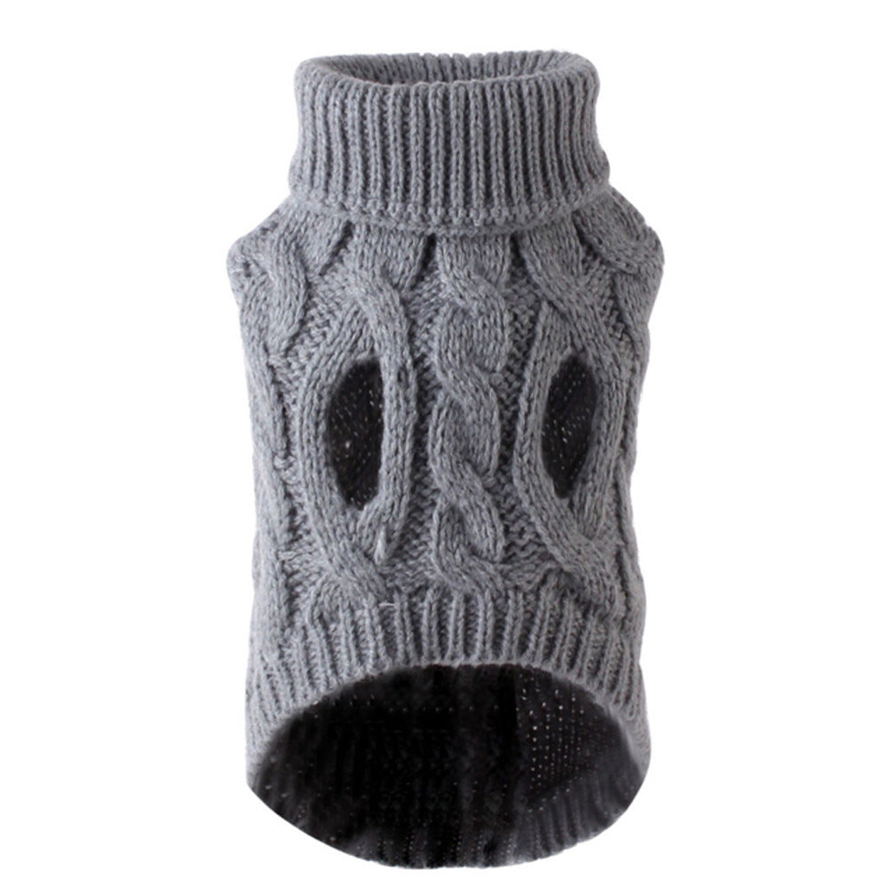 Pet dog knitted sweater