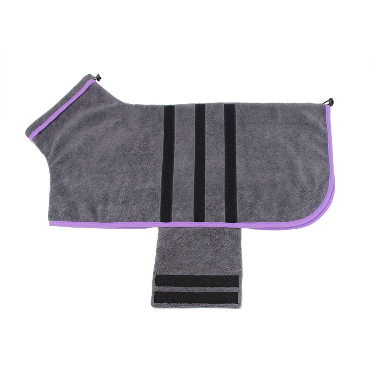 Microfiber Pet Bathrobe for Dogs