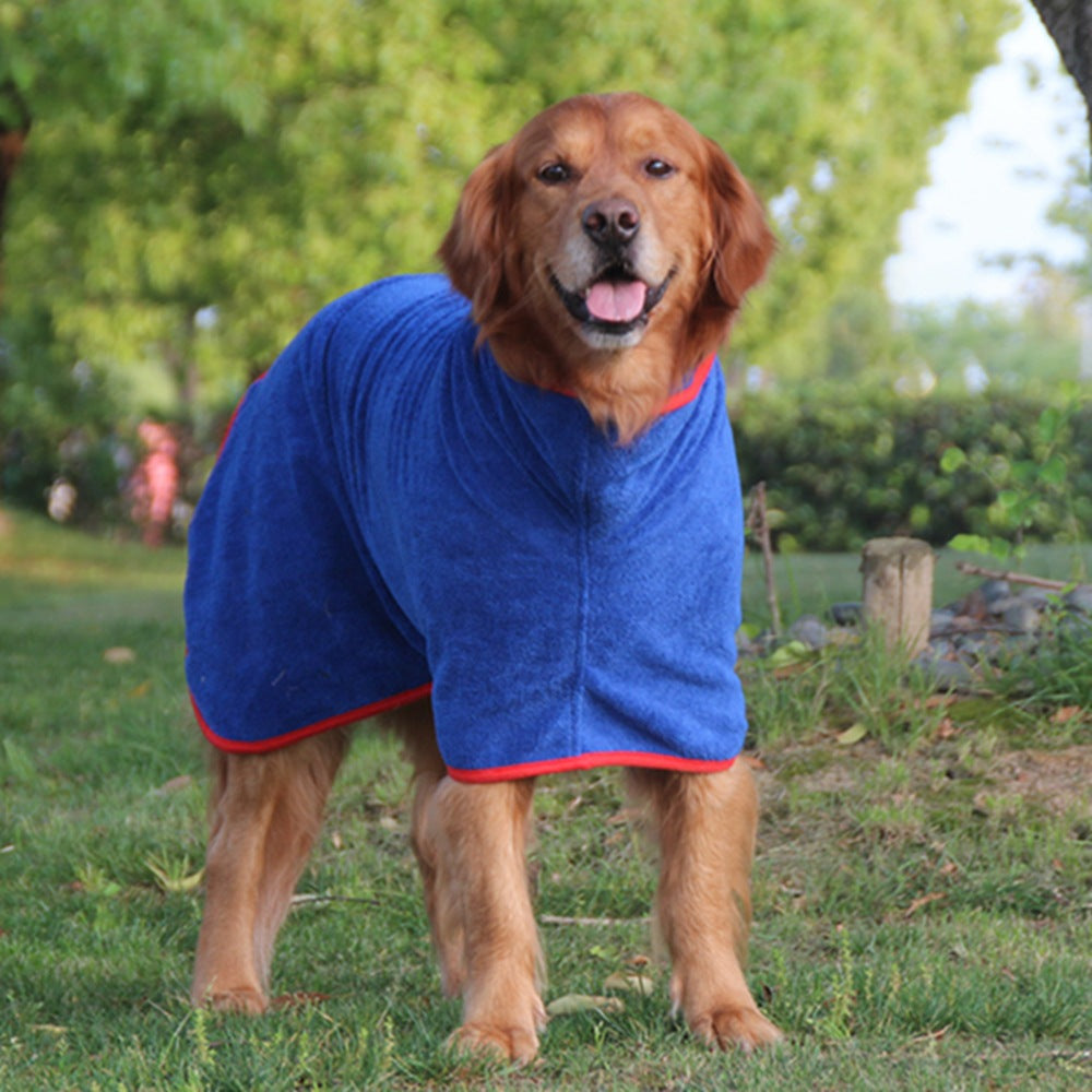 Microfiber Pet Bathrobe for Dogs