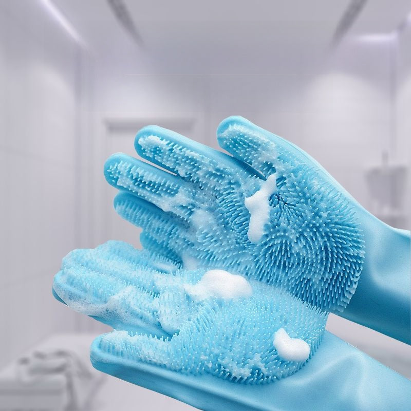 Pet Bathing Gloves Scrub Brush