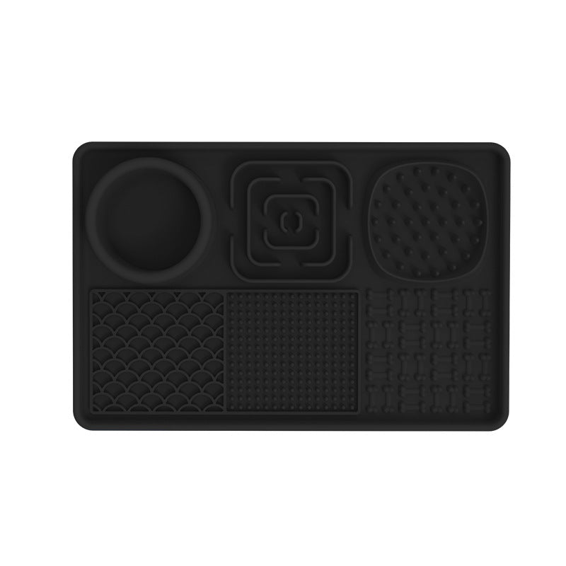 Silicone Pet Licking Mat Slow Feeder with Suction Cups