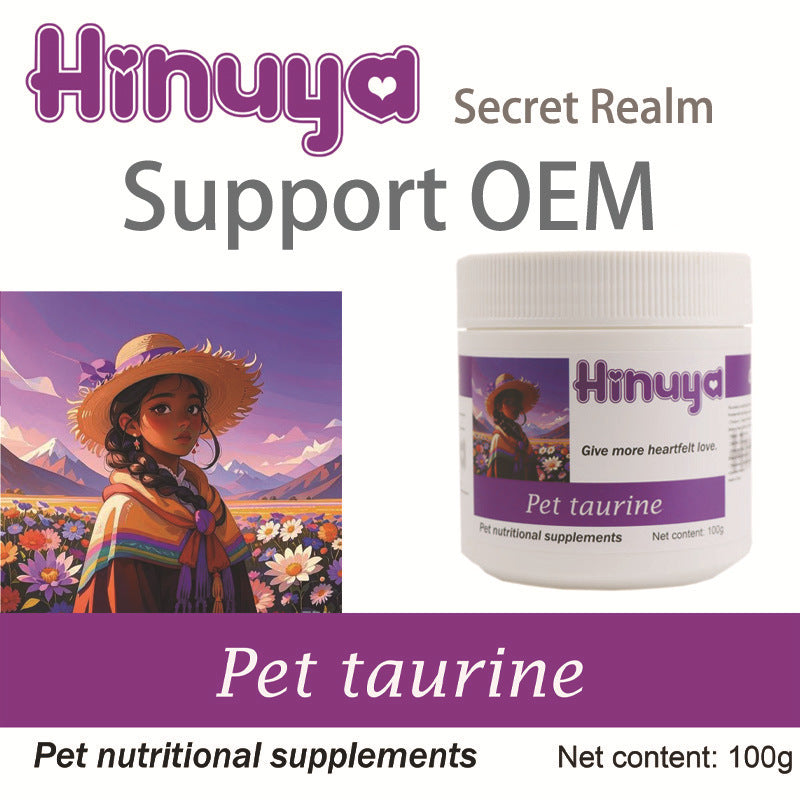 Pet Taurine Supplement for Cats and Dogs