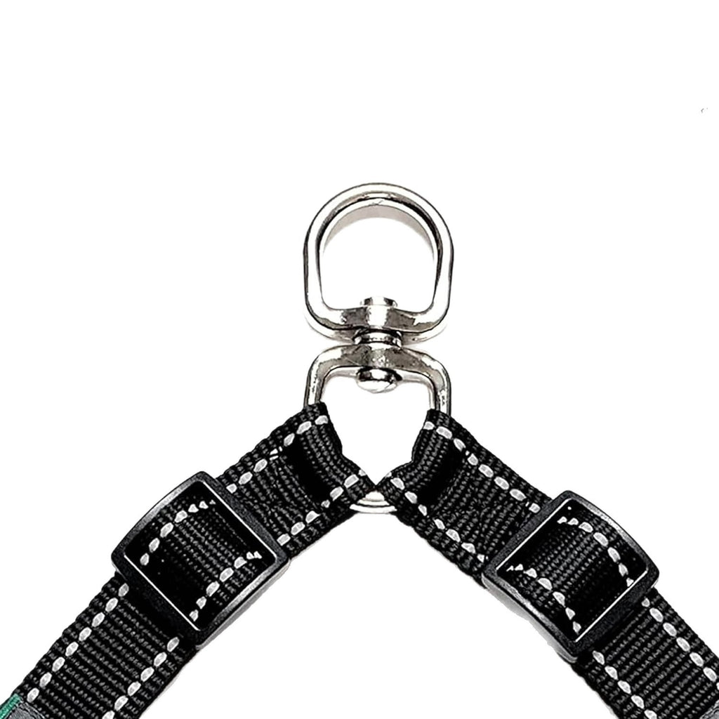 Adjustable Reflective Dual Pet Leash with Metal Buckles