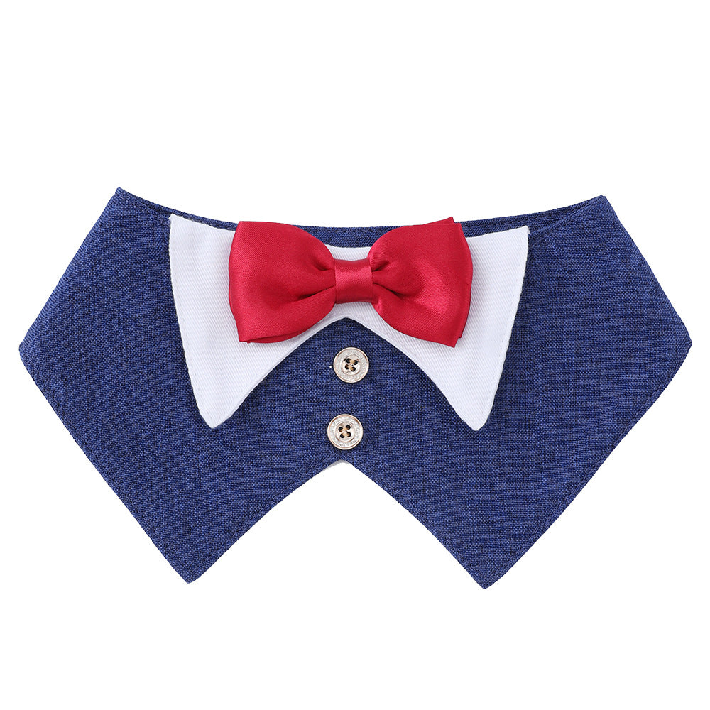 Pet Dog Tuxedo Vest with Bow Tie