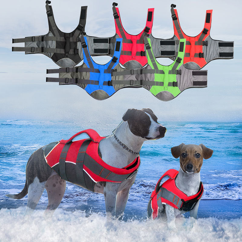 Adjustable Dog Swimming Vest with Buoyancy