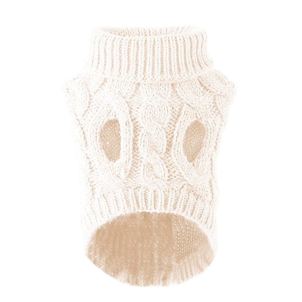 Pet dog knitted sweater