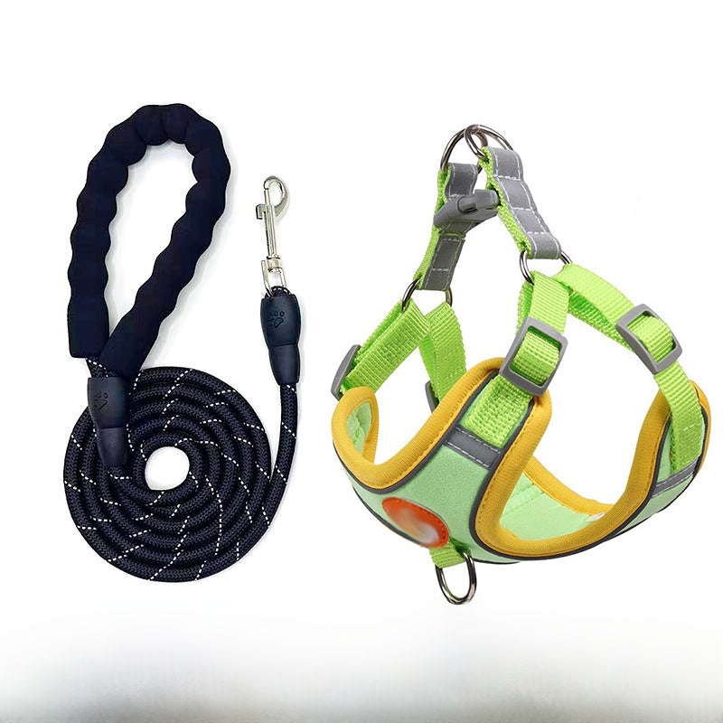 Adjustable Vest Dog Harness for Small Breeds