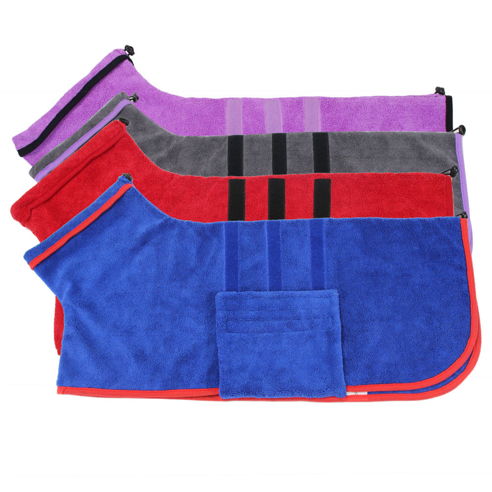 Microfiber Pet Bathrobe for Dogs