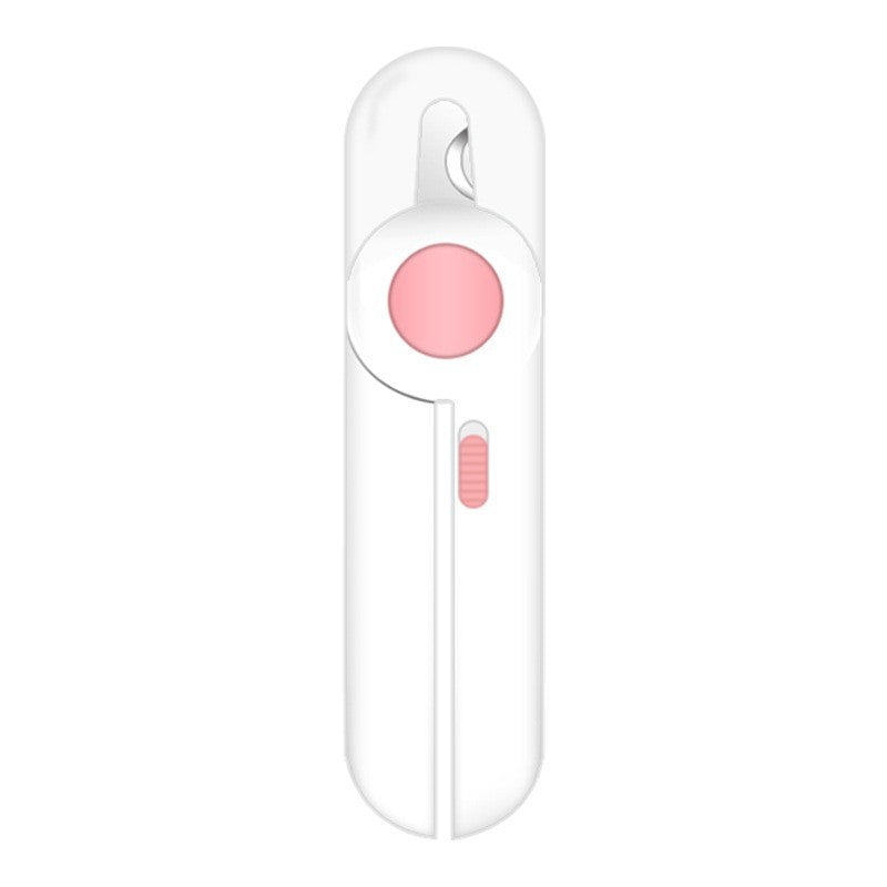 LED Pet Nail Clippers with Light Stainless Steel Trimmer for Dogs and Cats