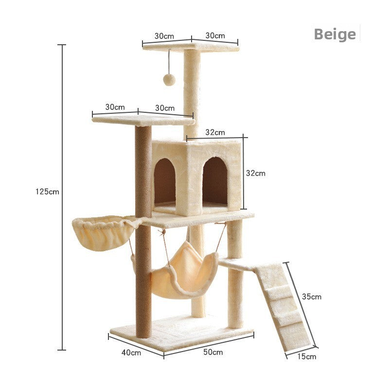 Multi-functional Cat Climbing Rack