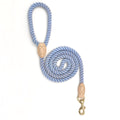 Handmade Cotton Braided Dog Leash with Copper Hook