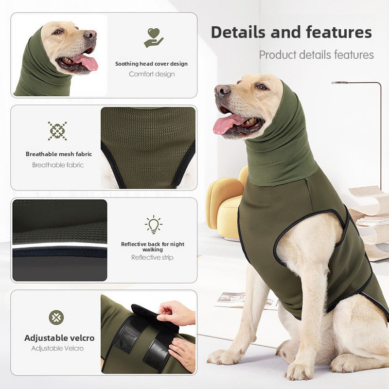Dog Anxiety Relief Vest with Reflective Design