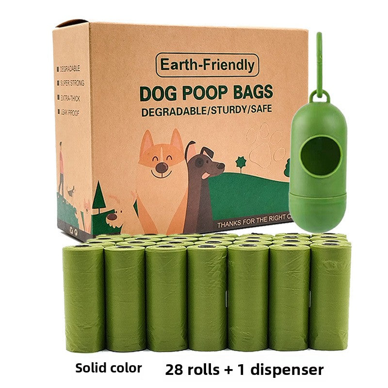 Biodegradable pet waste bags