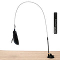 Feather Cat Teaser Stick with Suction Cup