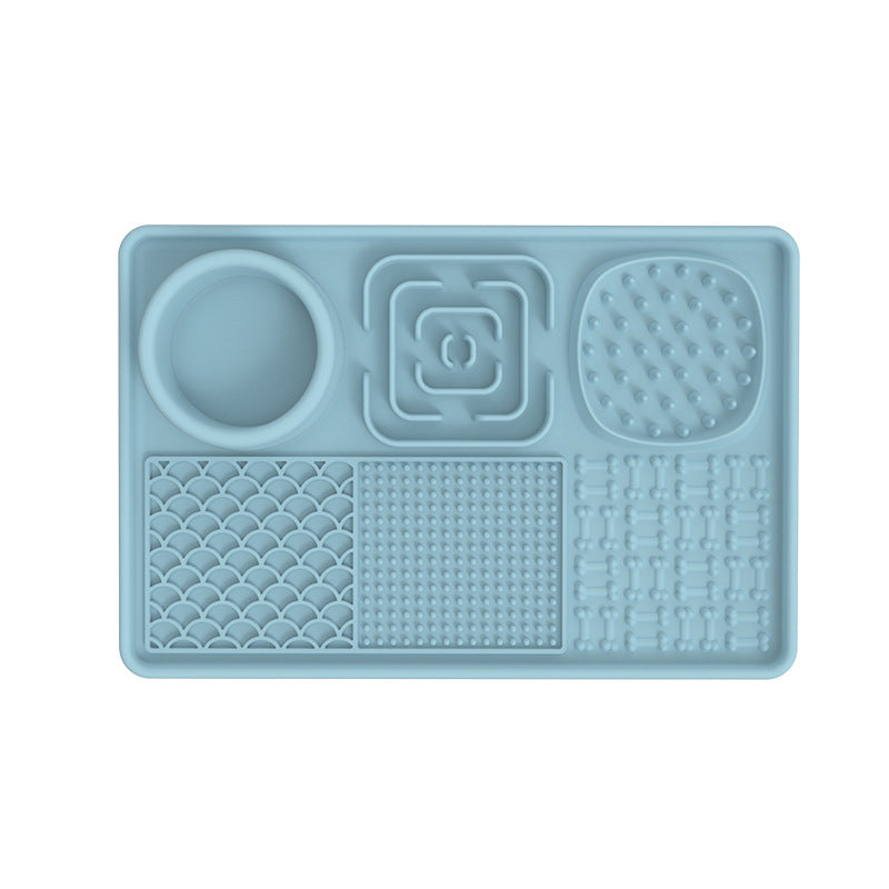 Silicone Pet Licking Mat Slow Feeder with Suction Cups